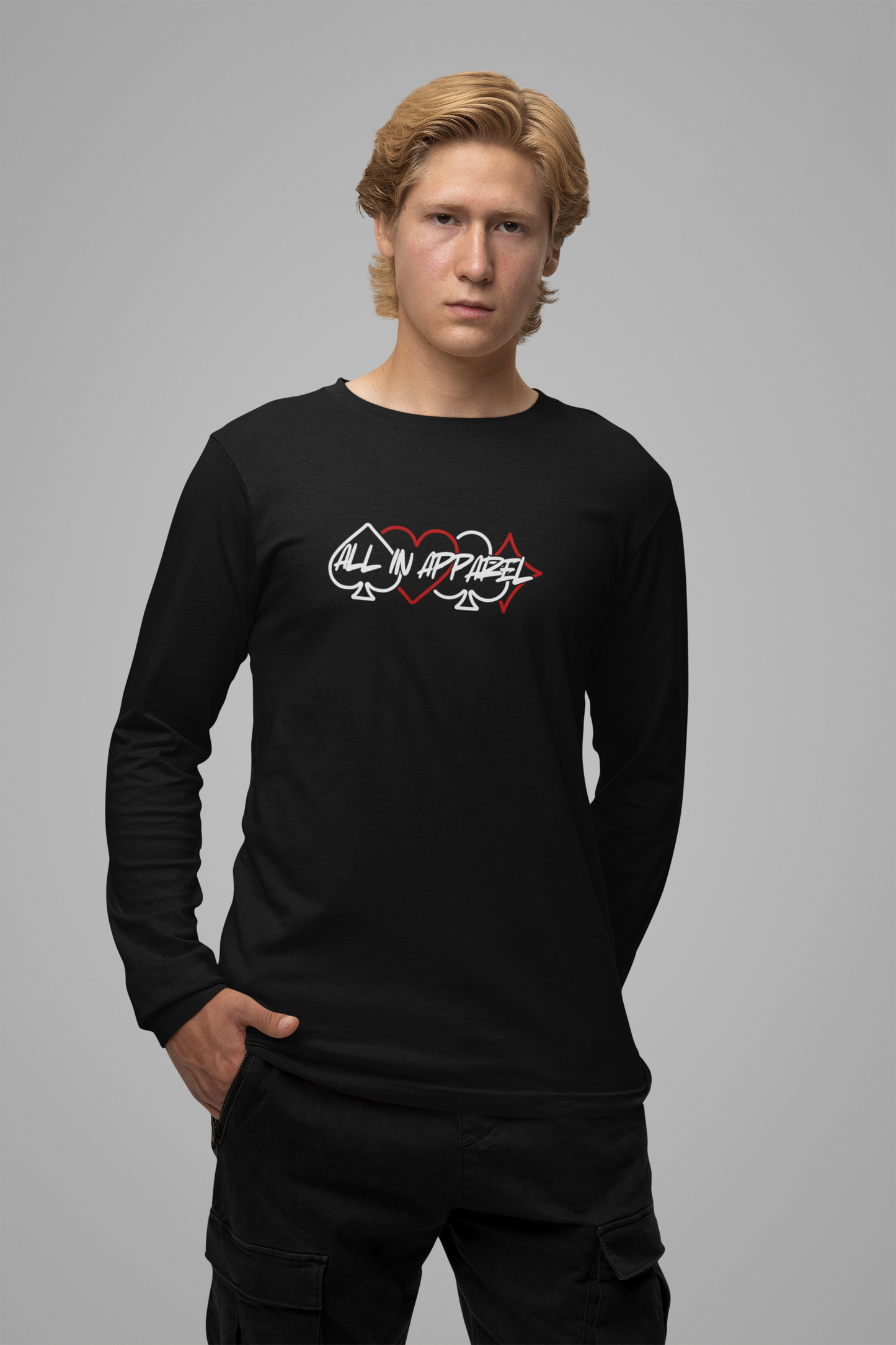 LONG SLEEVE KING OF HEARTS