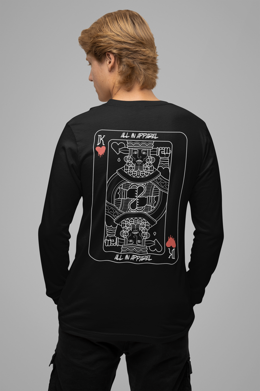 LONG SLEEVE KING OF HEARTS